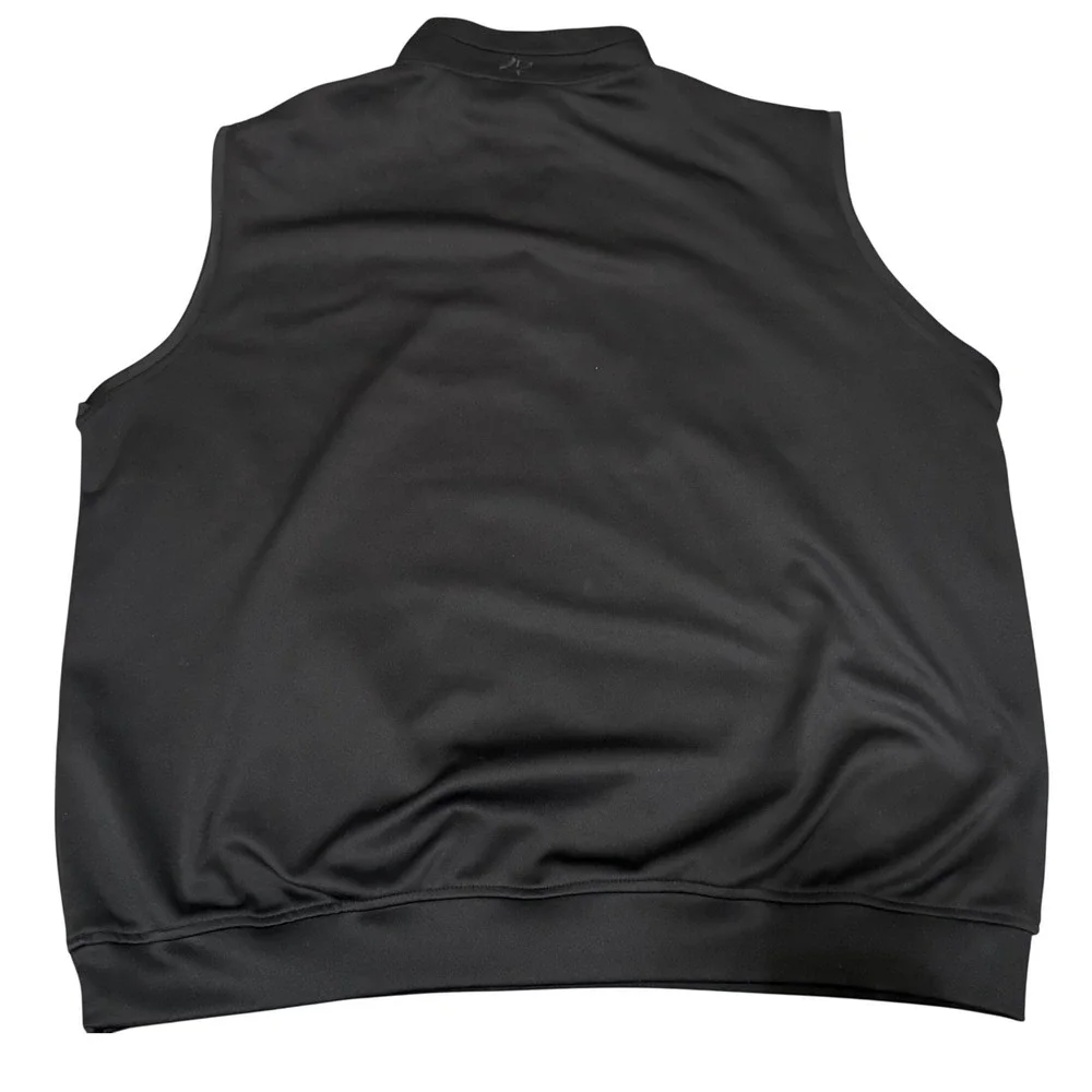 Zero‎ Restriction Tour Series Mens XL Black Quarter Zip Golf Vest Pullover